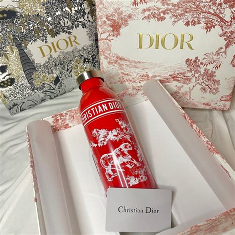 dior pink water bottle|christian dior bottle.